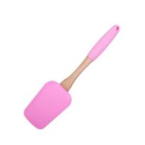 Rožinis karščiui atsparus silikoninis indų rinkinys nelipnūs gaminimo įrankiai grandiklis mentelė šepetys virtuvės kepimo įrankių rinkinys 1pc brush pink