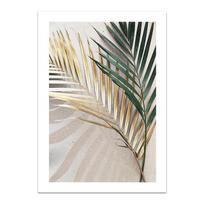 Palmių lapai augalų meno drobės tapyba alavijo botanikos plakatai ir spaudiniai Moduliniai sienų paveikslėliai, skirti svetainės namų dekoravimui 21cm×30cm No Frame