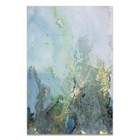 Marmuro Sienų Meno Drobė Tapyba Abstraktūs Paveikslai Mėlyna ir Balta Drobės Meno Plakatai ir Spaudiniai Modernus Namų Svetainės Dekoras 21x30cm No Frame white