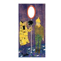 Abstract Famous Poster Gustav Klimt Kiss Canvas Painting Modern Art Print Bedroom Wall Picture Home Living Room Gallery Decor 20x40cm no frame