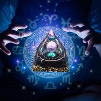Orgonito piramidė Zodiako žvaigždynas Mergelė Ametistas