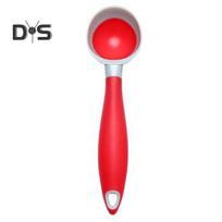 Kontrastingos spalvos Spoon Digger Anti-Freeze Puikus ledų rutuliukų kotletų kaušelis raudona