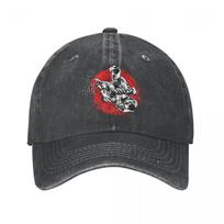 „JuJitsu“ skalbta beisbolo kepurė „Snapback“ nuo saulės, skirta berniukui Jiu Jitsu BJJ dziudo Brazilijos kepuraitės vasaros rudens senovinės kasetės One Size