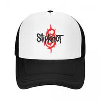Individualizuotos sunkiojo metalo roko „Slipknots“ beisbolo kepuraitės, apsaugančios nuo saulės „Unisex WoUnisex“ reguliuojamos „Trucker Hat“ vasaros „Snapback“ kepurės Trucker Hat
