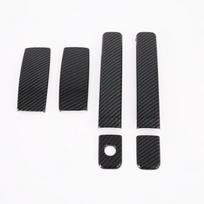 Blizgūs aksesuarai, anglies pluošto automobilio šoninių durelių rankenos dubenėlio formos dangtelio apdaila, skirta VISIŠKAI NAUJAM „Hyundai H-1 H1 Grand Starex“ handle cover