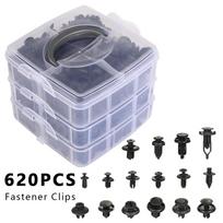 16 Size 620 Pcs Auto Fastener Clip Mixed Car Body Push Retainer Pin Rivet Bumper Door Trim Panel Retainer Fastener 620pcs