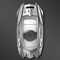 Cinko lydinio automobilio nuotolinio valdymo pultelio dėklas dangtelis BMW X3 X4 GT3 GT5 1 2 3 4 5 serijos F20 F21 F30 F31 F32 F35 F23 F25 F07 raktų pakabukas