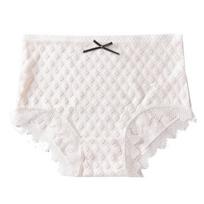 Medvilninės vidurio juosmens, grynos medvilnės tarpkojo apatinės kelnaitės. XL ruda