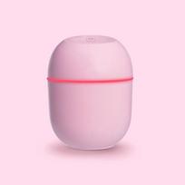 Large USB Capacity Small Ultrasonic Air Humidifier Mini Portable Essential Oil Aromatherapy Diffuser for Home Office Car rožinė