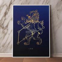 12 Žvaigždynų, Žvaigždynai ir Planetų Vaizdai Namų Dizaino Plakatai Gyvenimo Sienų Dekoracija 21cm×30cm NoFrame