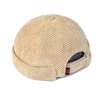 Šilta stora kepurė Moteriška Vyriška žieminė dirbtinio ėriuko vilnos kepurė Žieminė šilta stora kepurė Docker Sailor Biker Cap Vintažinė dirbtinio kailio bekraštė kepurė Adjustable 56-59 cm