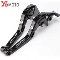 Top brands CNC Folding Extendable Motorcycle Brake Clutch Levers For HONDA NC 750S NC750X NC 750X 2014 2015 Fashion Full black