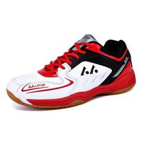 Badminton Shoes Men Non-slip Volleyball Shoes Light Tennis Sneakers Professional Badminton for Women Tenis Feminino Frete Gratis 35 raudona