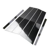 5D anglies pluošto modelio lango stulpelio juostos apdailos lipdukas, skirtas BMW 3 serijos E90 2005–2012 m.