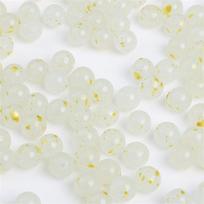 20 vnt. krištoliniai stiklo karoliukai, želė, laisvi tarpiniai karoliukai, skirti „pasidaryk pats“ karolių apyrankių papuošalų gamybai 10mm 20pcs balta
