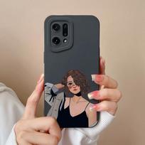 For OPPO K3 K5 K7 K7X K9X K10 Pro Neo 9 Case Cover Fashion Boy Girl Liquid Matte Soft Silicone Screen Protector Anti Drop Shell For OPPO Bumper OPPO K3