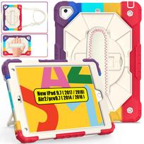 Apple iPad Air 2 iPad Pro 9.7 (2016 m)(2017 m)(2018 m) Petnešos dizainas 360° besisukanti rankena Didelio patvarumo apsauga Stovas Apsauga nuo smūgių Smūgiams atsparus dėklas Apple iPad Pro 9.7 (2018)