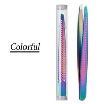 Eyebrows Tweezers Trimmer Professional Beard Eyelash Brow Hair Removal Plucker For Face Makeup Tool Man Or Women' Bag žalia