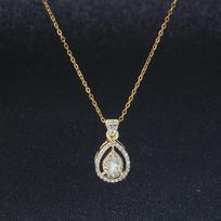2024 New Vintage tear drop Pendant Necklaces Women Choker Necklace Round Jewelry Exquisite Charms Pendant Necklace for Female auksas