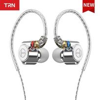 TRN TA1 Ausinės į ausis Bokšto Apskritimas Geležinis Žemas Dažnis MMCX Mobilioji Muzika Žemas Dažnis Metalinės Ausinės 3.5mm without MIC