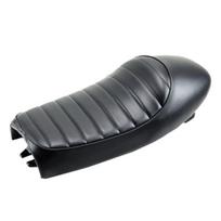 Motociklo Hump Racer Sėdynės Pagalvėlė Plokščia Cafe Pagalvėlė Sėdynės Padas H-onda Stripes juoda