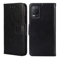Retro apverčiamas piniginės dėklas, skirtas Oppo Realme 6 8 Pro 8i C25Y C21Y C21 A54 A55 Reno 5Z 5F 5 Lite Cover Odinis nuotraukų rėmelis Kortelės lizdo telefono buferis Realme 9i (4G) mėlyna