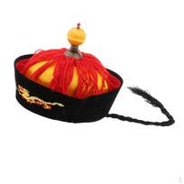 Kinų skrybėlė su kasa Karnavalas Azija Kinija Šventė - 52cm