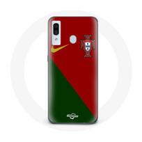 Coque - Maniacase - Samsung Galaxy A30 - Noir - Souple - Maillot Nike juoda