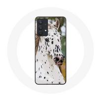 Coque pour Samsung Galaxy A32 5G Appaloosa Cheval blanc