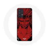Coque pour Samsung Galaxy A32 5G Série d'animation Kid One Piece Concept Rouge raudona