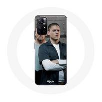 Dėklas - MANIACASE - Xiaomi Redmi Note 11s 5G - Minkštas - Raštas „Prison Break“ - Baltas