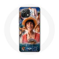 Coque pour Xiaomi Mi 11 Lite One Piece Luffy Affiche Personnages Art Saison 1