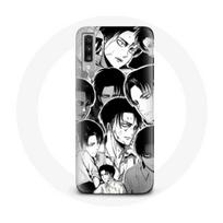 Samsung Galaxy A70 dėklas Ataka prieš Titanus Manga Levi Ackerman