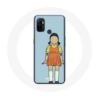 Oppo A53 Case - Squid Game - Giant Doll - Soft - Synthetic - Mixed