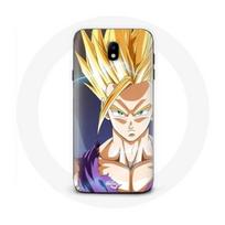Coque Samsung Galaxy J3 2017 Manga Dragon Ball Sangoku Visage énervé