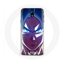 Coque pour Samsung Galaxy J7 2017 Dragon Ball Goku Visage énervé
