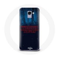 Coque pour Samsung Galaxy A8 2018 Stranger Things logo de la saison 2