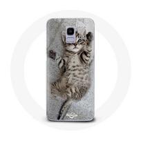 Coque pour Samsung Galaxy A6 2018 Chaton Bengal mignon