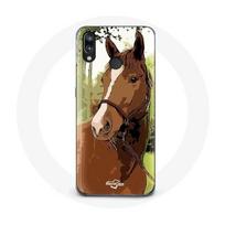 Case for Huawei P20 Lite - Quarter Horse - Brown - Soft - Unisex - Protection ruda