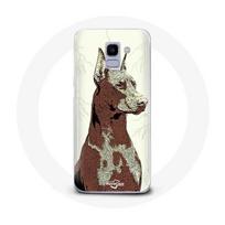 Coque pour Samsung Galaxy A8 2018 Doberman Race de chiens