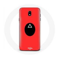 Coque pour Samsung Galaxy J5 2017 Squid Game masque triangle