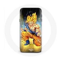 Coque pour Samsung Galaxy J5 2017 Son goku dragon ball corps enervé