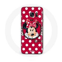Coque pour Samsung Galaxy S6 edge Minnie Mouse Dessin animé Rouge