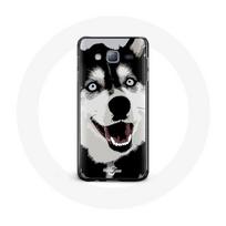 Coque pour Samsung Galaxy J7 Husky de Sibérie Yeux Bleus