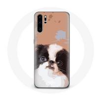 Coque pour Huawei P30 pro Épagneul japonais Noir et Blanc Race de chiens