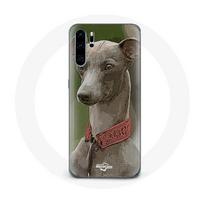 Coque pour Huawei P30 pro Lévrier greyhound Gris