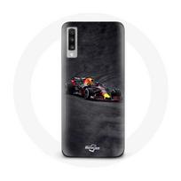 Coque pour Samsung Galaxy A50 Formule 1 Max Verstappen F1 noir rouge et jaune