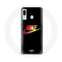Case for Samsung Galaxy A40 Nike Logo Black background color