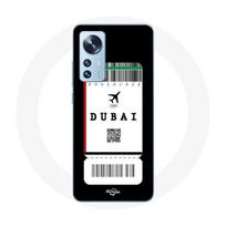 Coque pour Xiaomi Mi 12 / 12X Billet d'avion Dubai