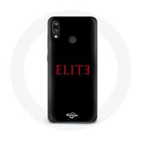 Case - Huawei - P20 Lite Elite - Red Logo - Black Background - Rigid juoda